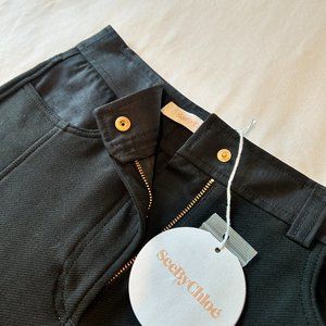NWT SEE BY CHLOE Black Jean Skinny Leggings Pants Trousers Stretch S Small